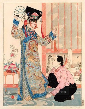 前衛観客 1942 年 ポール・ジャクレー 中国の主題 Oil Paintings